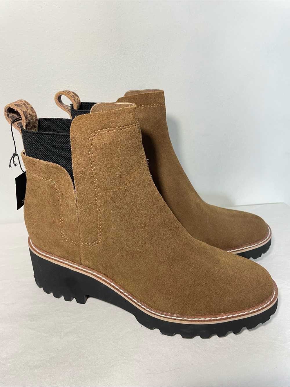 Women's Dolce Vita Huey H2O Waterproof Booties Brown Boots 8